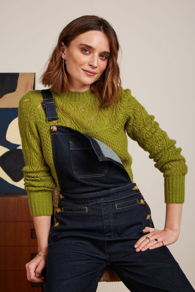 Jeannie Yoke Sweater Farfalle